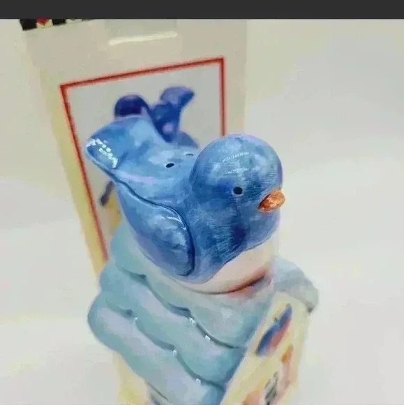 Vintage 1993 Susan Winget Bird House Salt & Pepper Shaker Brand New - Picture 12 of 12